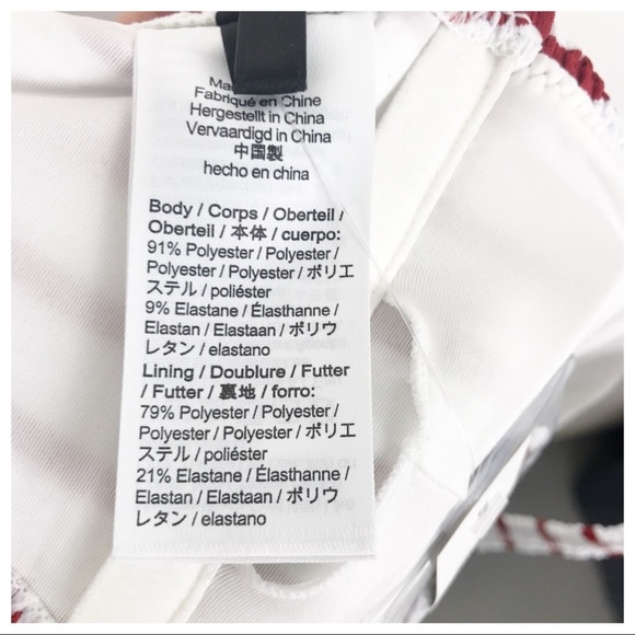 NWT J.Crew Scrunchie Ring Bandeau Bikini Top in‎ Stripe size XL - Picture 13 of 14